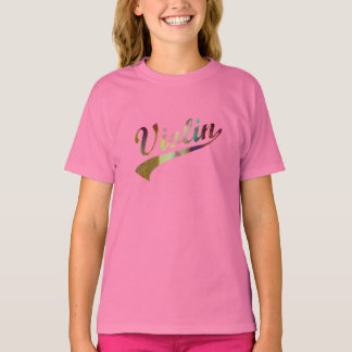 T-shirt Conception de violon par Leslie Harlow