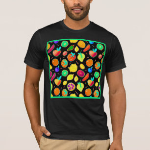 T-shirt Conception de vision de néon fruité
