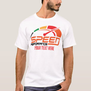 T-shirt Conception de vitesse et de liberté de conduite de