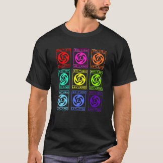 T-shirt Conception de voiture colorée British Leyland