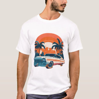 T-shirt Conception de voiture Vintage