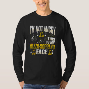 T-shirt Conception de voix de mezzo-soprano pour un membre