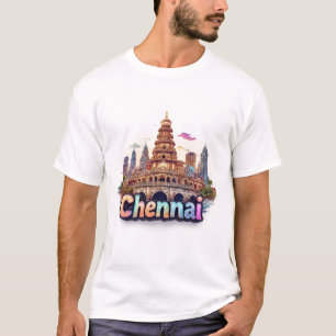T-shirt Conception de voyage à Chennai, Inde 🇮🇳