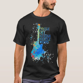 T-shirt Conception de While My Guitar Gently Weeps Cl
