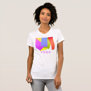 T-shirt Conception de yoga Mat