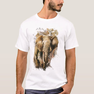 T-shirt Conception d'éléphant royal par Animals House