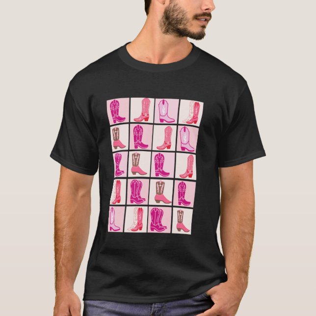 T-shirt Conception des bottes pour fille en tableau de bor (Devant)