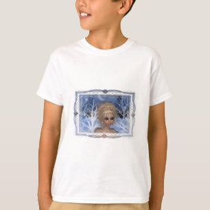 T-shirt Conception des elfes en hiver de nuit