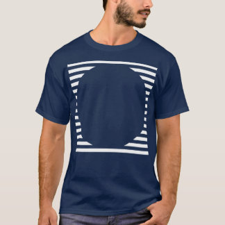 T-shirt conception des lignes de cercle
