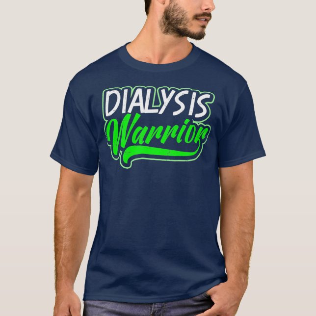 T-shirt Conception des maladies du rein Dialyse Guerrier C (Devant)