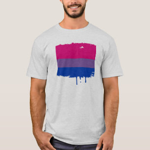 T-SHIRT CONCEPTION DES RAYURES DE FIERTE BISEXUELLE