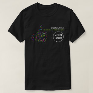 T-shirt Conception des signaux de pouce, financement parti