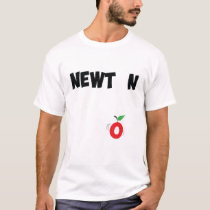 T-shirt Conception des textes de gravité d'Isaac Newton