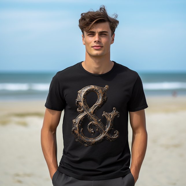 T-shirt Conception d'esperluette ornée (Créateur téléchargé)