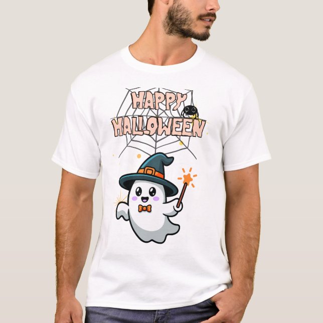 T-shirt conception d'Halloween (Devant)