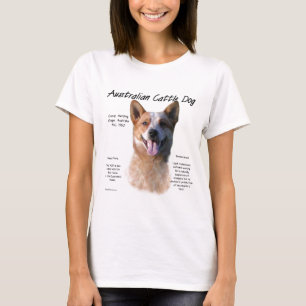 T-shirt Conception d'histoire de chien d'AustralianCattle