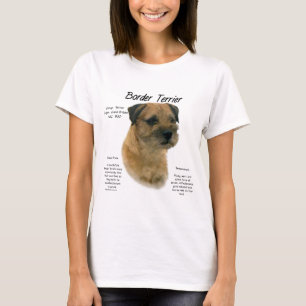 T-shirt Conception d'histoire de Terrier de frontière