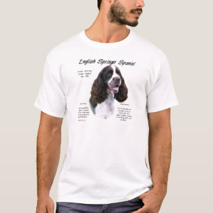T-shirt Conception d'histoire d'épagneul de springer