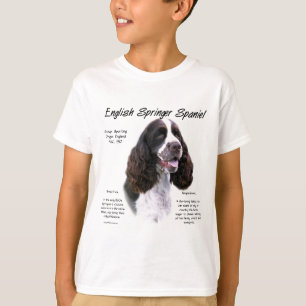 T-shirt Conception d'histoire d'épagneul de springer