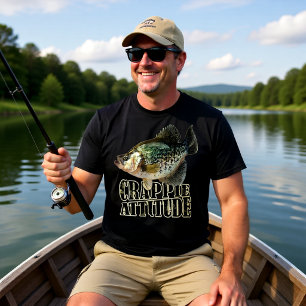 T-shirt Conception d'humour de pêche à la marachigan Attit