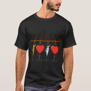 T-shirt Conception d'humour de pêche d'amour de bobine