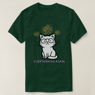 T-shirt Conception d'illustration de l'humeur du chat qui
