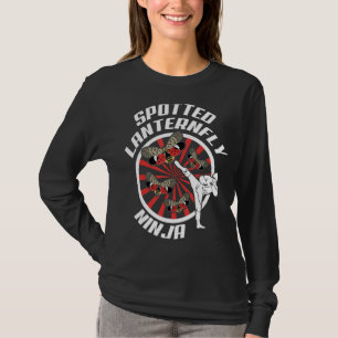T-shirt Conception d'insectes guerriers Ninja de lanternfl