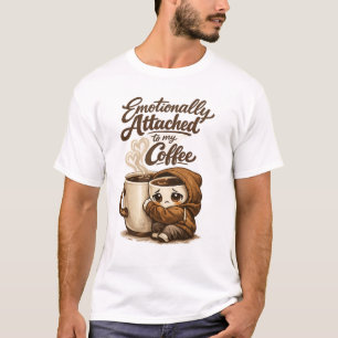 T-shirt Conception d'introverti amateur de café drôle – Ém