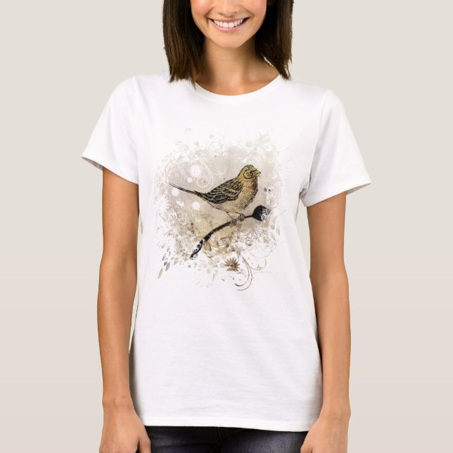 T-shirt Conception d'oiseaux (Devant)
