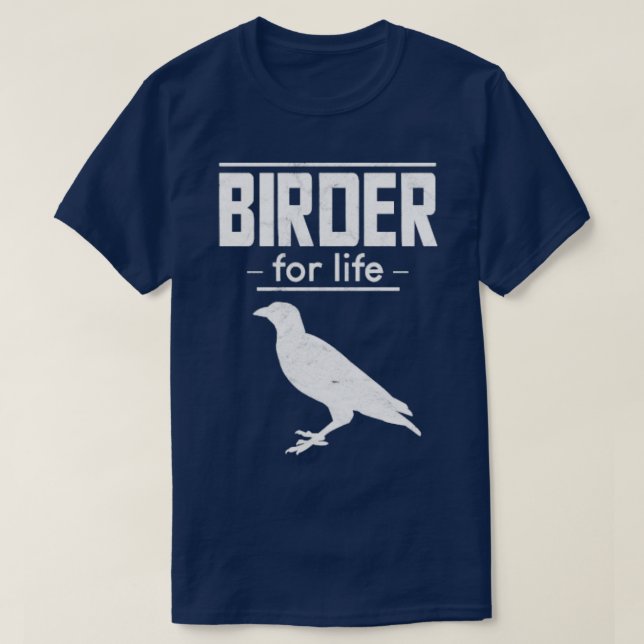 T-shirt Conception d'oiseaux pour Birder (Design devant)