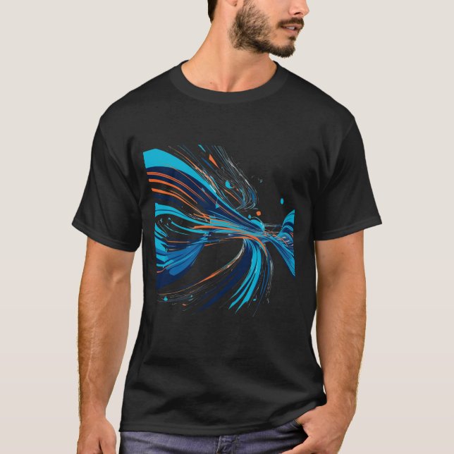 T-shirt Conception d'ondes sonores vibrantes inspirée par  (Devant)