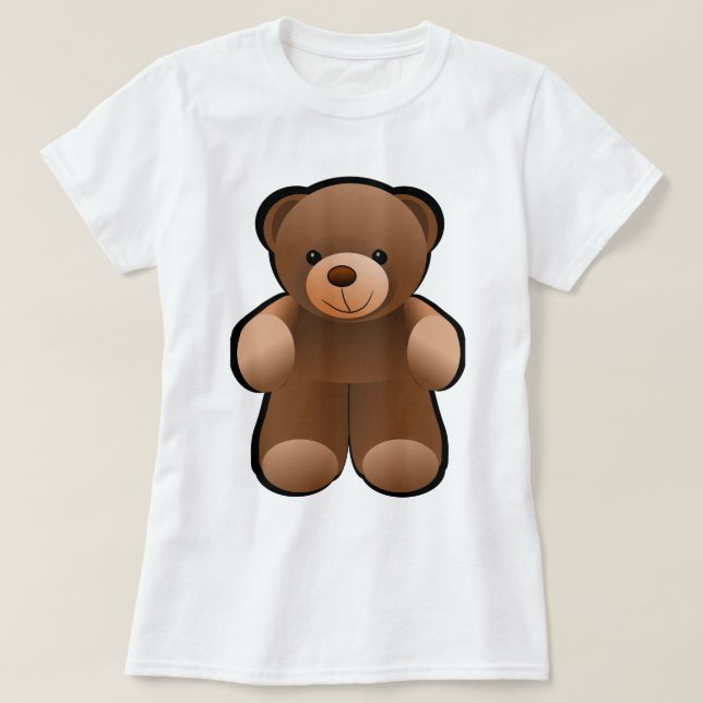 T-shirt Conception d'ours de nounours (Design devant)
