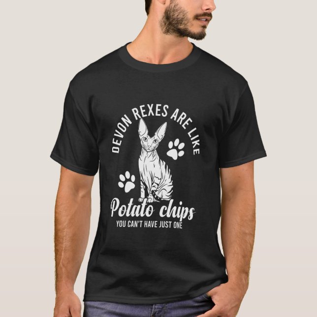 T-shirt Conception drôle de chat pixie Devon Rex pour les  (Devant)