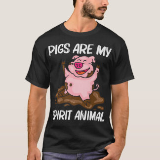 T-shirt Conception Drôle De Cochon Pour Hommes Femmes Ferm