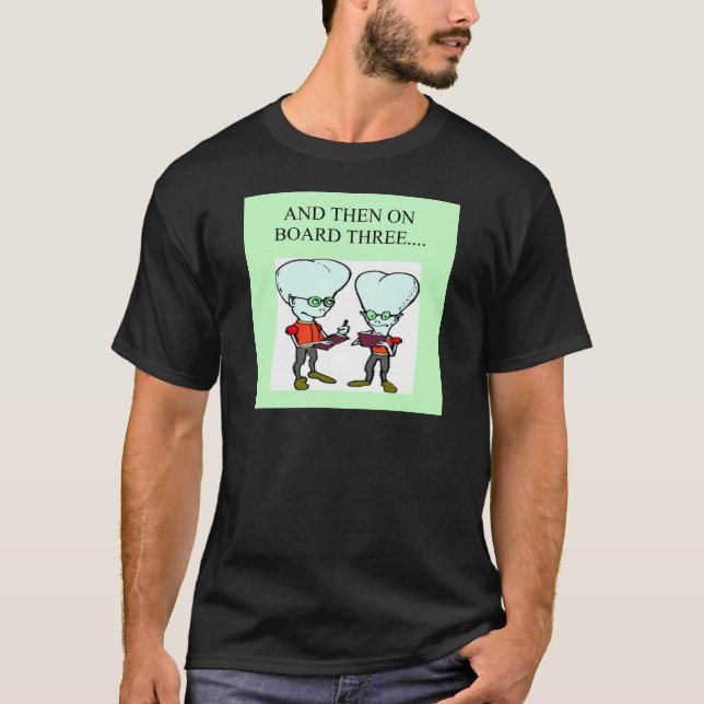 T-shirt conception drôle de joueur de pont (Devant)