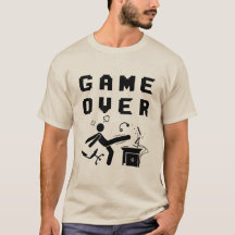 Conception drôle de l'humeur de jeu de Game Over G