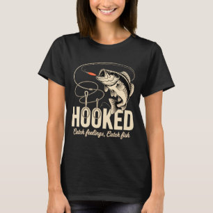 T-shirt Conception drôle de pêcheur de bass avec un thème