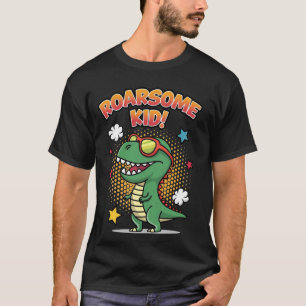 T-shirt Conception drôle et rugissante de dinosaure pour l