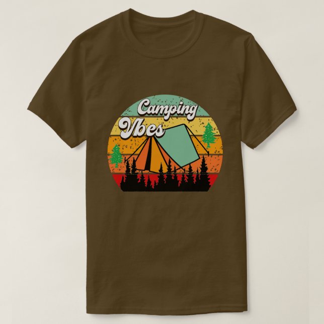 T-shirt Conception du camping 3 (Design devant)