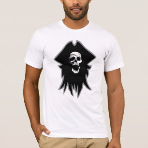 T-shirt Conception du crâne pirate