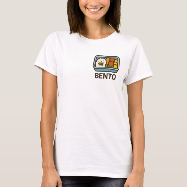 T-shirt Conception du déjeuner à Bento mignonne (Devant)
