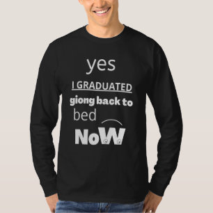 T-shirt Conception du devis d'études I Diplômé Revenir à