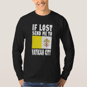 T-shirt Conception du drapeau de la Cité du Vatican  Si pe