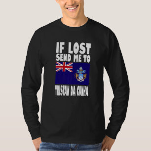 T-shirt Conception du drapeau de Tristan Da Cunha  Si perd