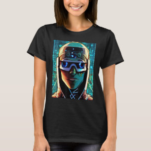 T-shirt Conception du Geek informatique Cyberpunk Hacker_1