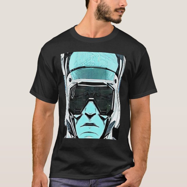 T-shirt Conception du Geek informatique Cyberpunk Hacker_7 (Devant)