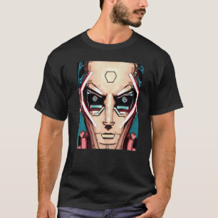 T-shirt Conception du Geek informatique Cyberpunk Hacker P
