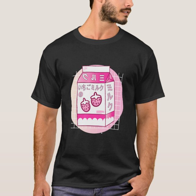 T-shirt Conception du lait fraise (Devant)