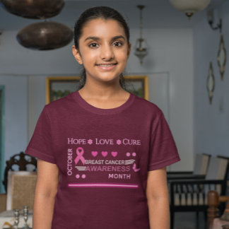 T-shirt Conception du Mois de sensibilisation au cancer du
