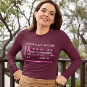T-shirt Conception du Mois de sensibilisation au cancer du